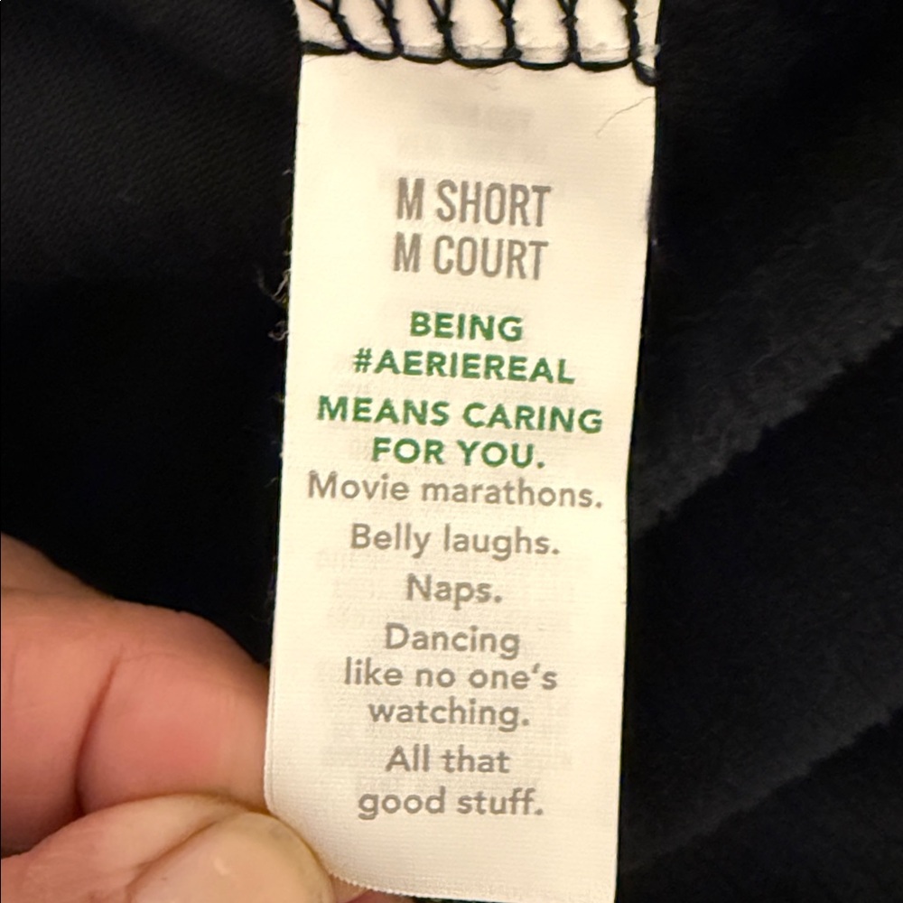 Aerie WOMENS  Black Corduroy Short Court Flare Pants - Picture 7 of 10